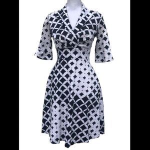 Donna Rico Fit Flare Dress S 4